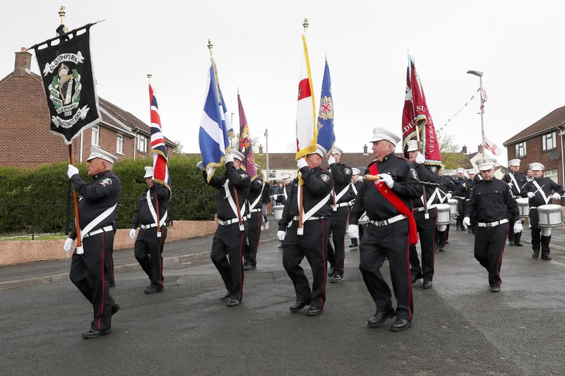 Cloughfern Young Conquerors Band Parade - Rathcoole Estate - Belfast.