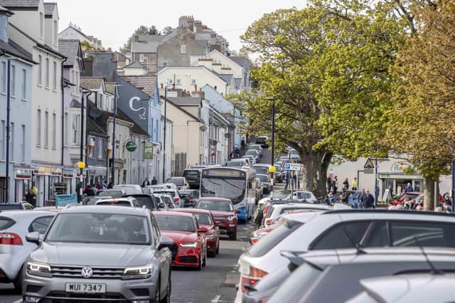 Crowds flocked to Ballycastle Co Antrim on Sunday as restrictions start to ease in Northern Ireland