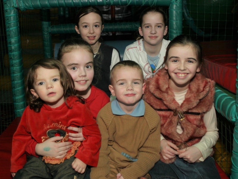 Birthday boy Jack Coyle and friends smile for the camera.