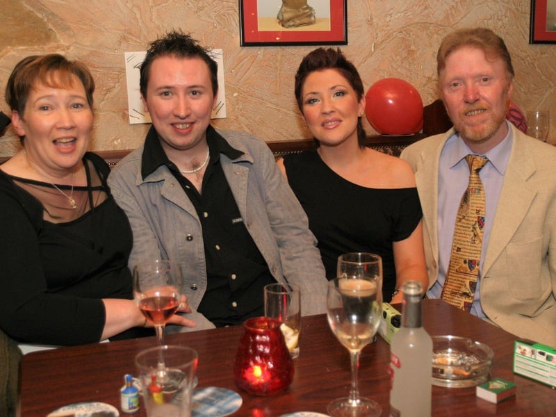 Patricia O'Kane enjoying her birthday bash with family.