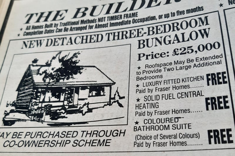 £25,000 for a detached 3 bedroom bungalow