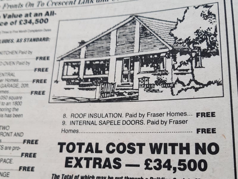 A detached home for £34,500 while an apartment could be bought for £15,000