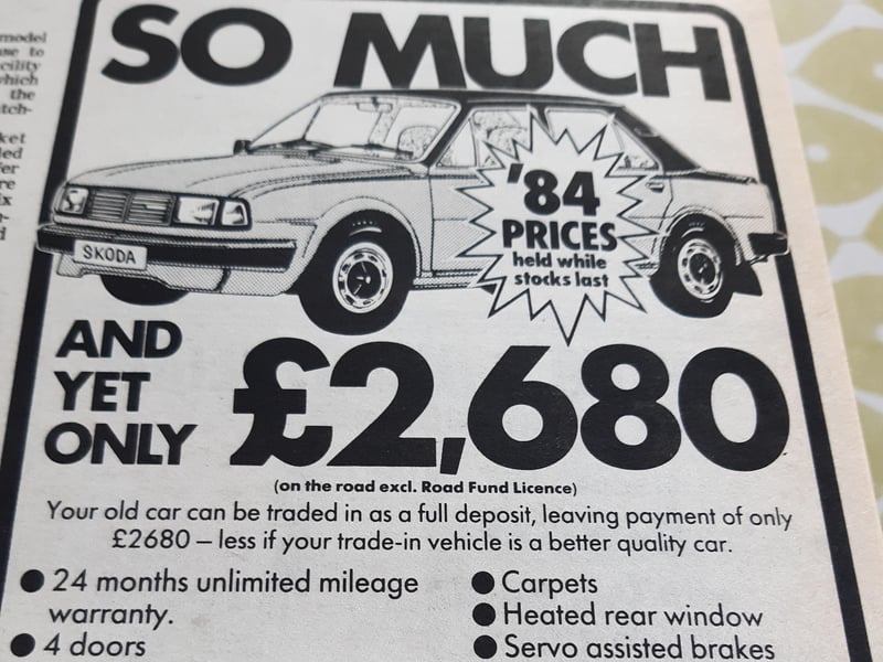A new Skoda for £2,680