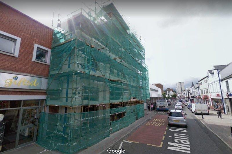 The former Bank of Ireland in Larne's Main Street was undergoing some substantial refurbishment when this image was taken in August 2008. Picture: Google Street View