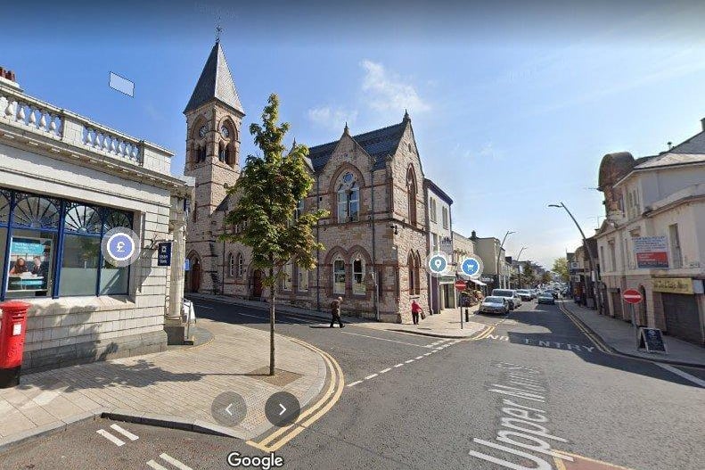 The new-look Town Hall had been totally refurbished and reopened for use by the time this image was taken in 2018.  Picture Google Street View.
