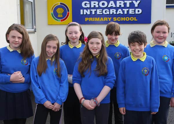 Groarty Primary School P7 leavers.  INLS 2511-503MT.