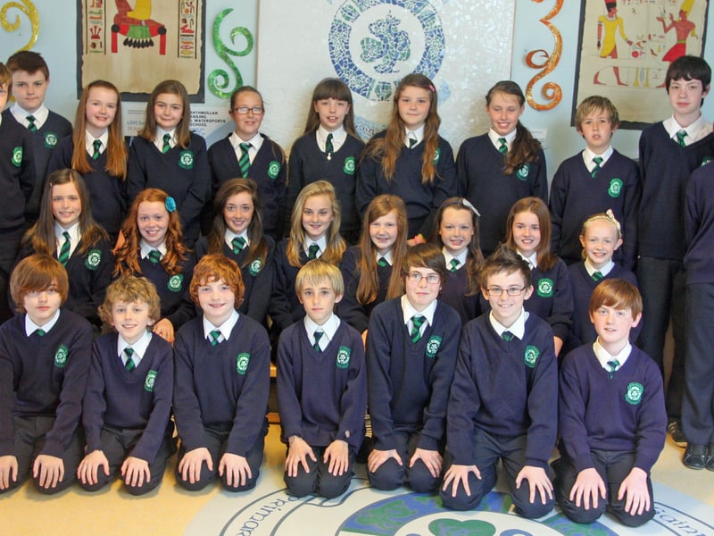 Mr. Bradley's P7 class at St. Patrick's PS, Pennyburn, Derry. 3006JM27
