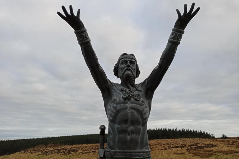 God of the sea.... Manannán McLir statue County Derry