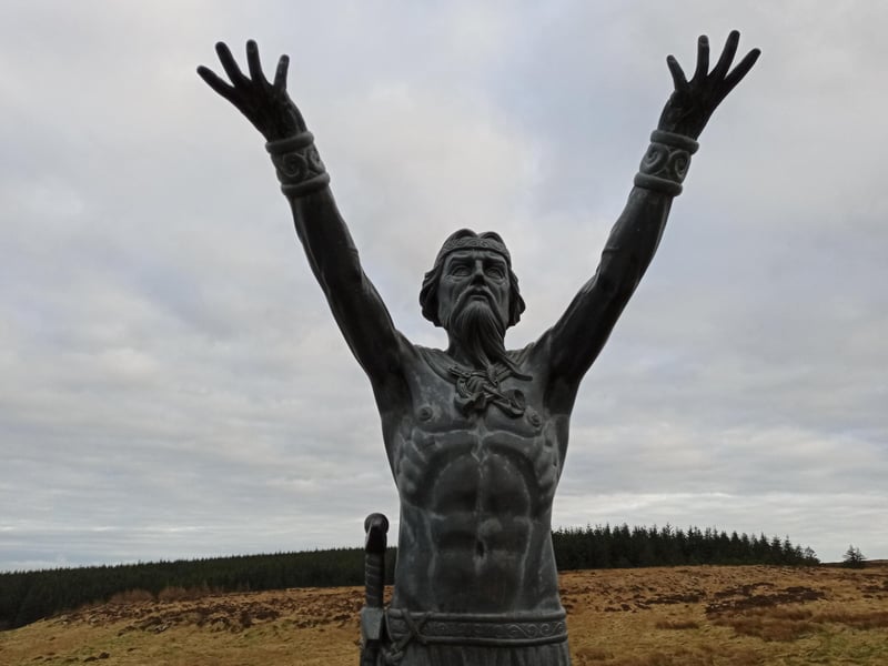 God of the sea.... Manannán McLir statue County Derry