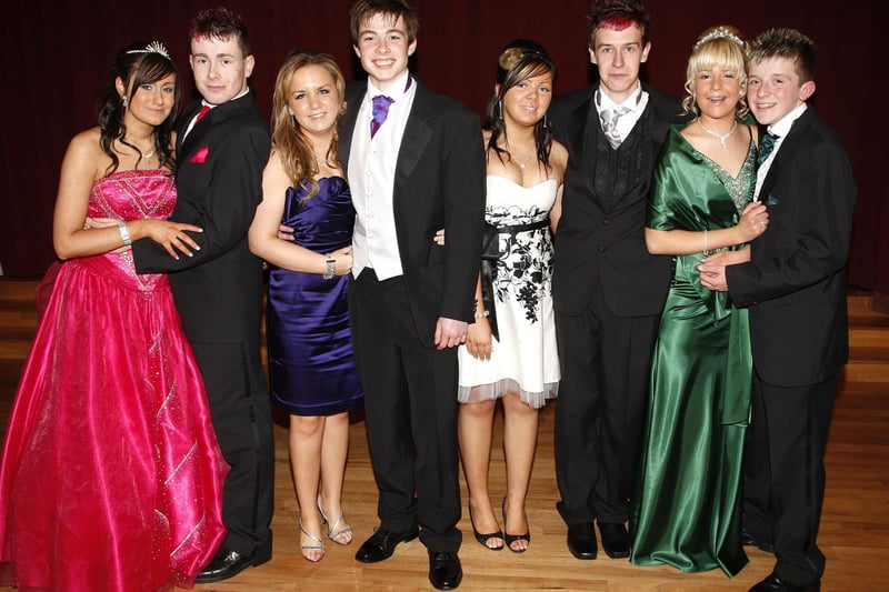 TIME TO PARTY...Pupils and guests pictured during the North Coast Integrated College formal at the Royal Court Hotel. CR48-221PL
