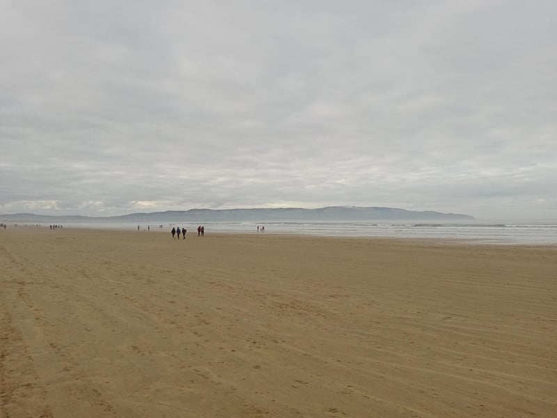 The pristine and massive Benone Beach, County Derry.