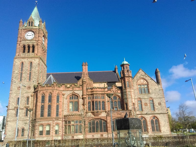 The historic Guildhall in Derry contains an amazing exhibition on the Plantation of Ulster and some of the finest stained glass windows on these isles.