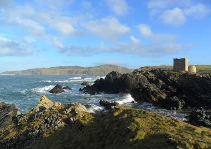 Last stand.... Historic Carrickabraghey Castle, Isle of Doagh, Inishowen.