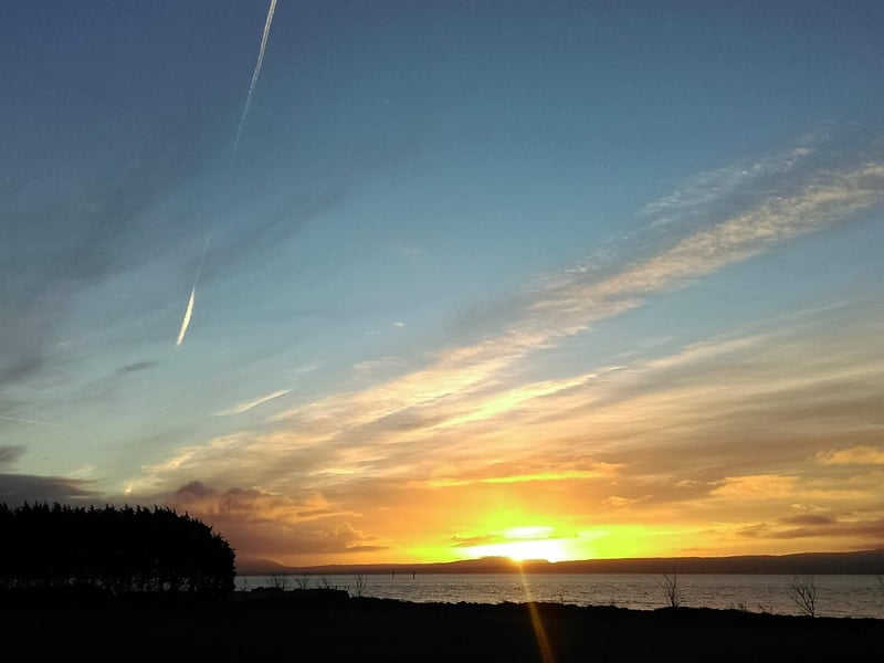 Watch the sunrise from across Lough Foyle at Quigley's Point.