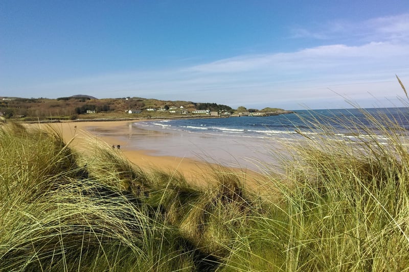 Culdaff beach, Donegal one of the best in the region and a perennial favourite with holidaymakers.