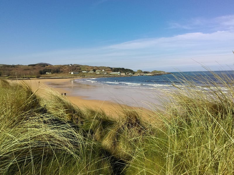 Culdaff beach, Donegal one of the best in the region and a perennial favourite with holidaymakers.