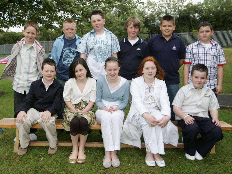 St. Columba's PS, Newbuilding P7 pupils. (2205JB12)