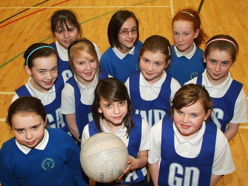The Termoncanice Primary School team which took part in the annual Schools Netball Tournament at The Vale Centre on Monday. LS15-175KM