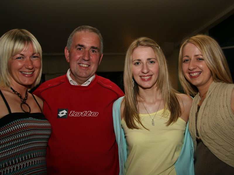 Seamus McDaid with family.