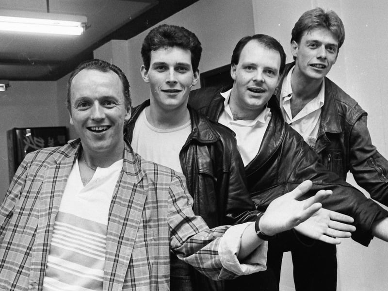 September... The 'T-Birds' from the musical 'Grease' which was staged at the Rialto. From left are Tony Cassidy, Adrian Kelly, Raymond Kelly and Damien Curran.