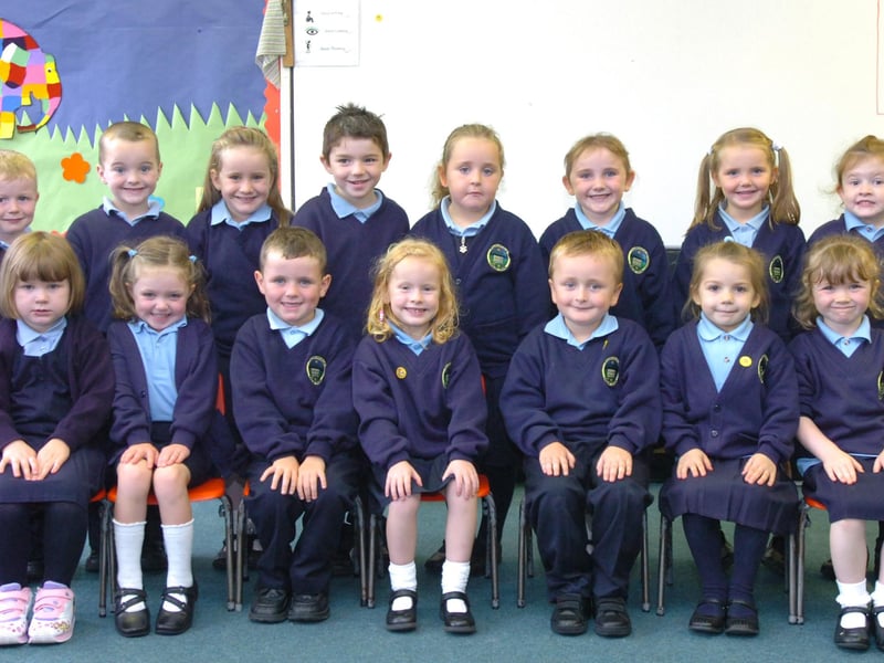P1 pupils from Faughanvale Primary School. (1409PG37)