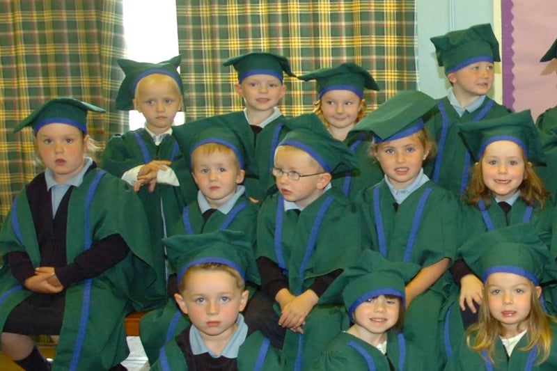 Children from Rosemount Nursery School pictured during their recent graduation ceremony. (2706PG31)