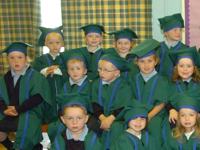 Children from Rosemount Nursery School pictured during their recent graduation ceremony. (2706PG31)