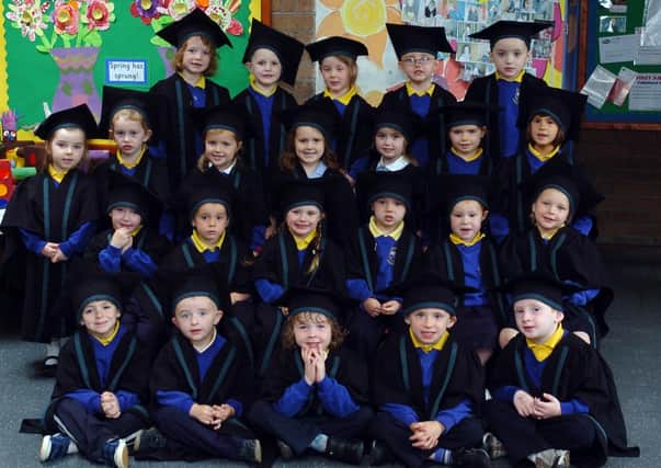 Pupils from Chapel Road reception class pictured after their graduation ceremony held at the school. (2106A05)