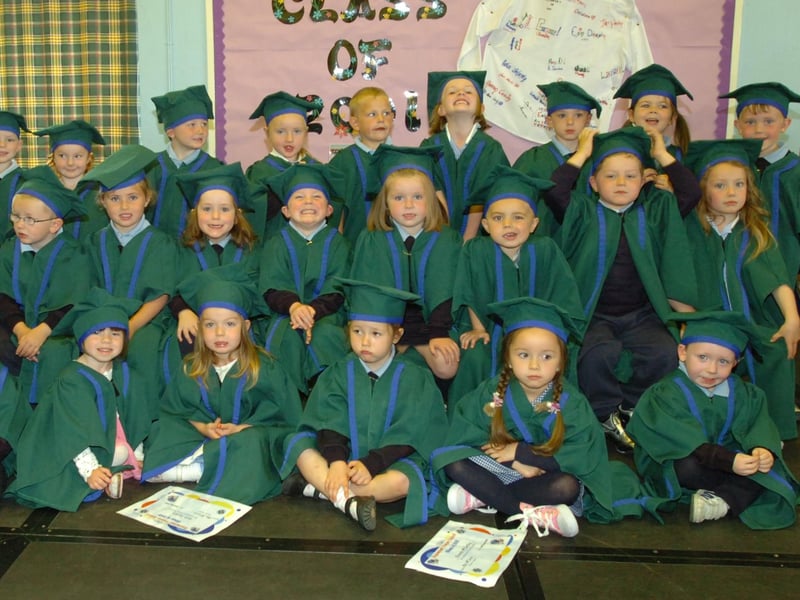 Children from Rosemount Nursery School pictured during their recent graduation ceremony. (2706PG31)