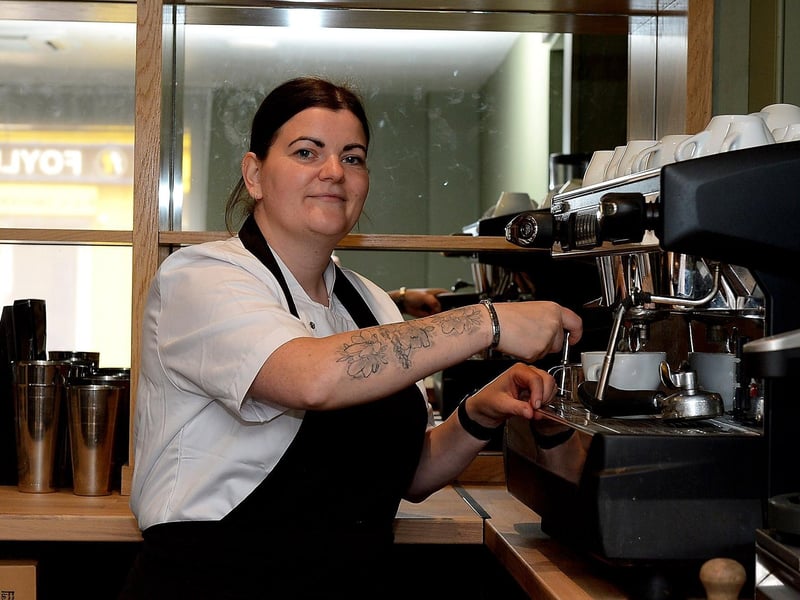 Sharon Curry from the Sooty Olive Restaurant, Spencer Road , looks forward to the reopening of the hospitality sector reopening. Photo: George Sweeney / Derry Journal.  DER2120GS – 016