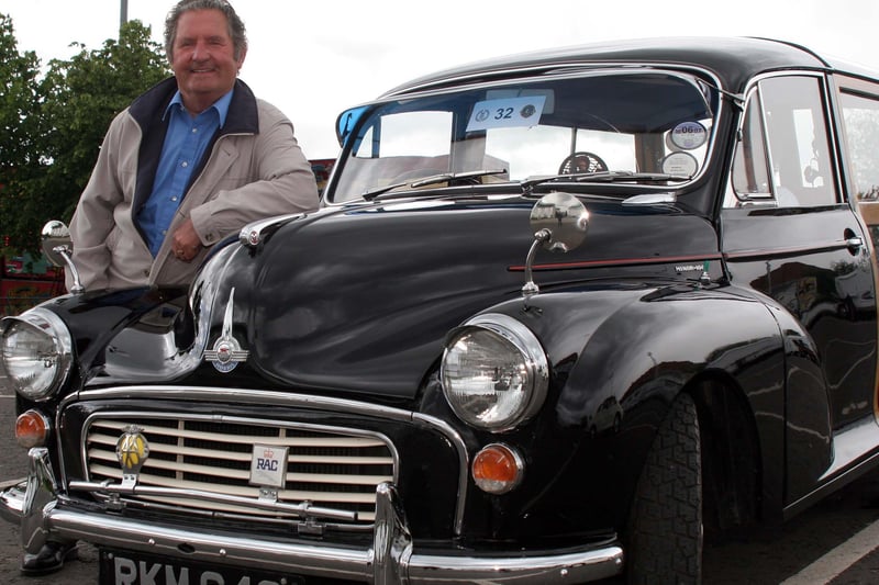 Andrew Welsh with his 1969 Morris Minor Traveller was on show at the Ballyclare May Fair in 2007.