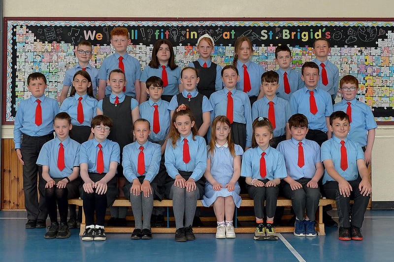Mrs Fisher’s  P7 class, St Brigid’s Primary School, Derry. DER2122GS – 028