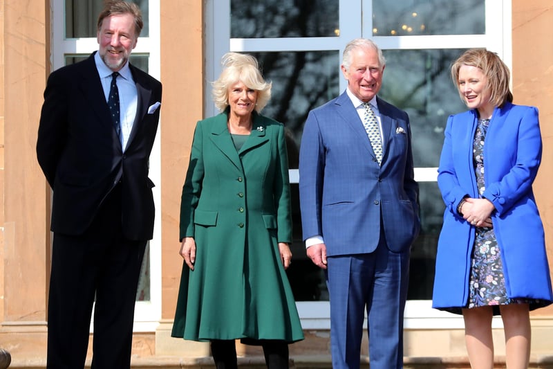 Prince Charles, Prince of Wales, and Camilla, Duchess of Cornwall attend the reopening of Hillsborough Castle in 2019. (Photo by Chris Jackson/Getty Images)