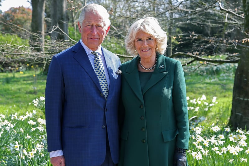 BELFAST, NORTHERN IRELAND - APRIL 09: Prince Charles, Prince of Wales and Camilla, Duchess of Cornwall attend the reopening of Hillsborough Castle on April 09, 2019 in Belfast, Northern Ireland. (Photo by Chris Jackson-WPA Pool/Getty Images)