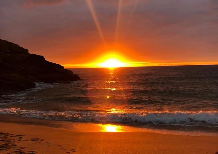 Barbara Wilson - Stunning sunset at Murderhole beach in Donegal