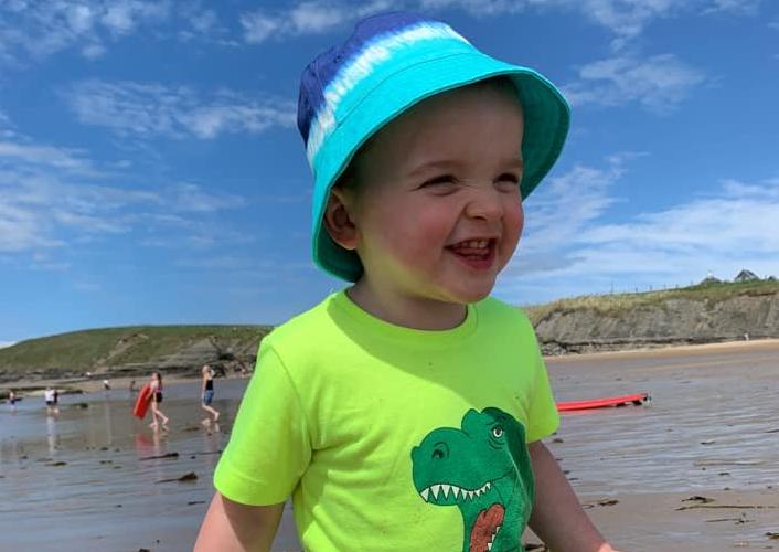 Christina McCarron - happy as a sandboy