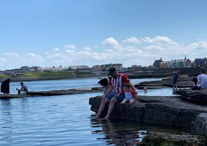 Cristina McCarron - keeping cool in Bundoran