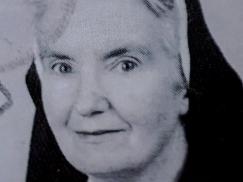 Sr. Philomena Donaghey who celebrated her 100th birthday at Nazareth House Fahan yesterday afternoon pictured in her younger days. DER2122GS – 056