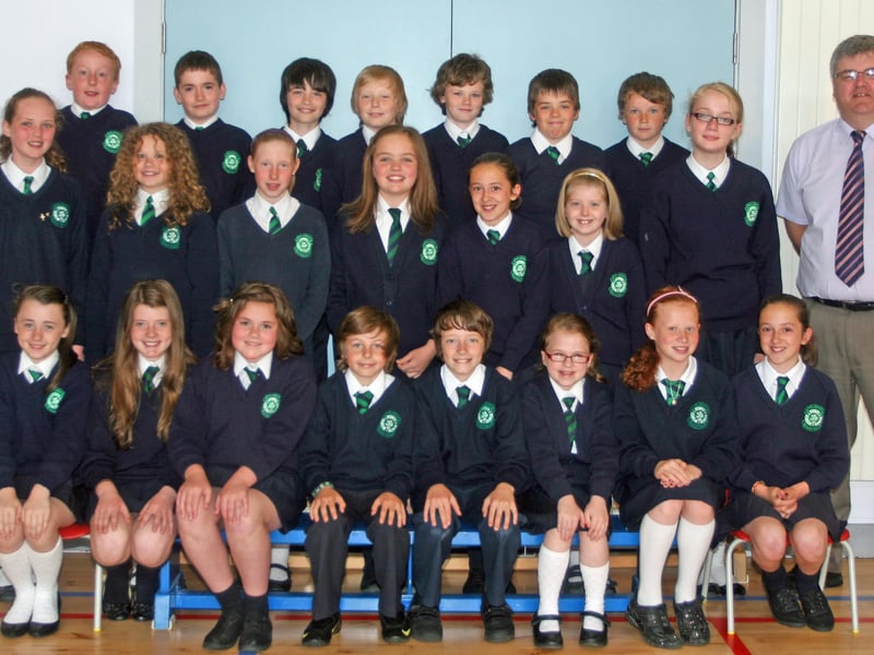 Mr. McCallion's P7 class at St. Patrick's PS, Pennyburn, Derry. 1506JM53