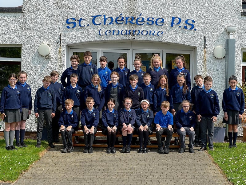 Miss M. Canning’s  P7 class, St Thérése Primary School, Derry. DER2122GS – 036
