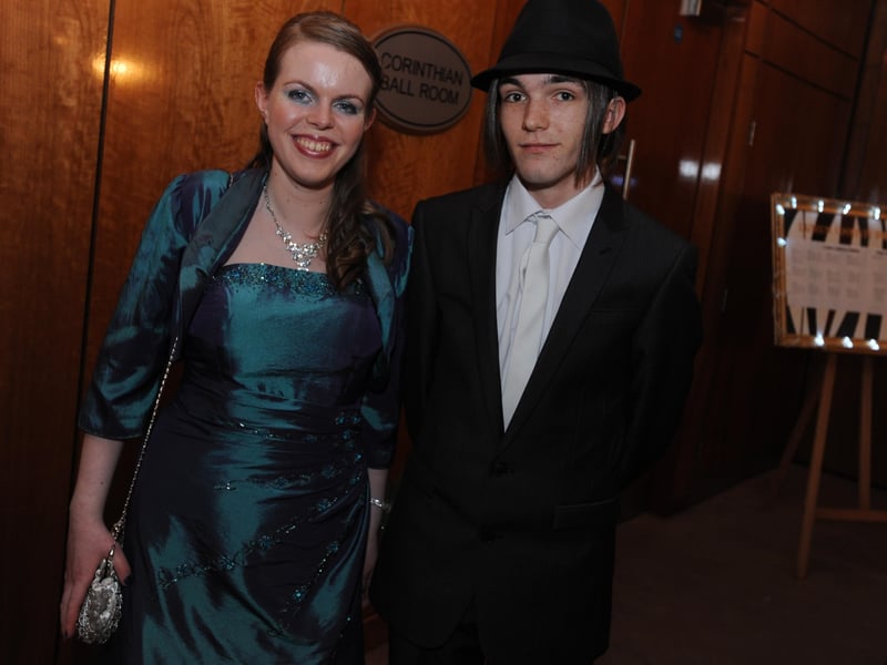 Laura Clayton and Francis Donald 
 pictured at the Lumen Christi annual formal at the City Hotel. (1411SL15)