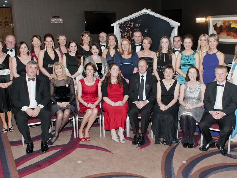 Staff from Foyle College pictured at teh school's annual formal in teh City Hotel on friday night. PIcture Martin Mckeown. Inpresspics.com. 23.11.12