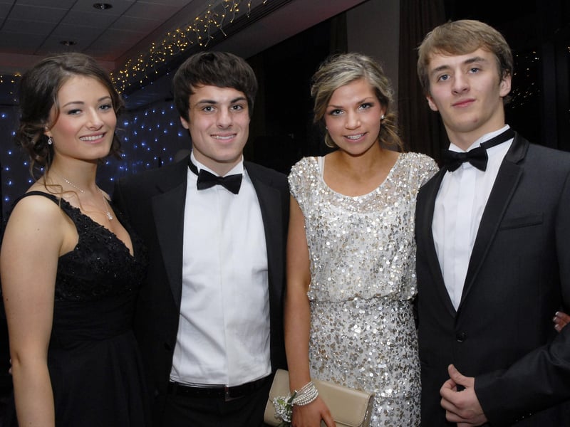Pictured enjoying the Foyle College formal in the City Hotel were, from left, Anna Kilgore, Louis Fields, Jan Warnock and Richie Allen. INLS4812-115KM