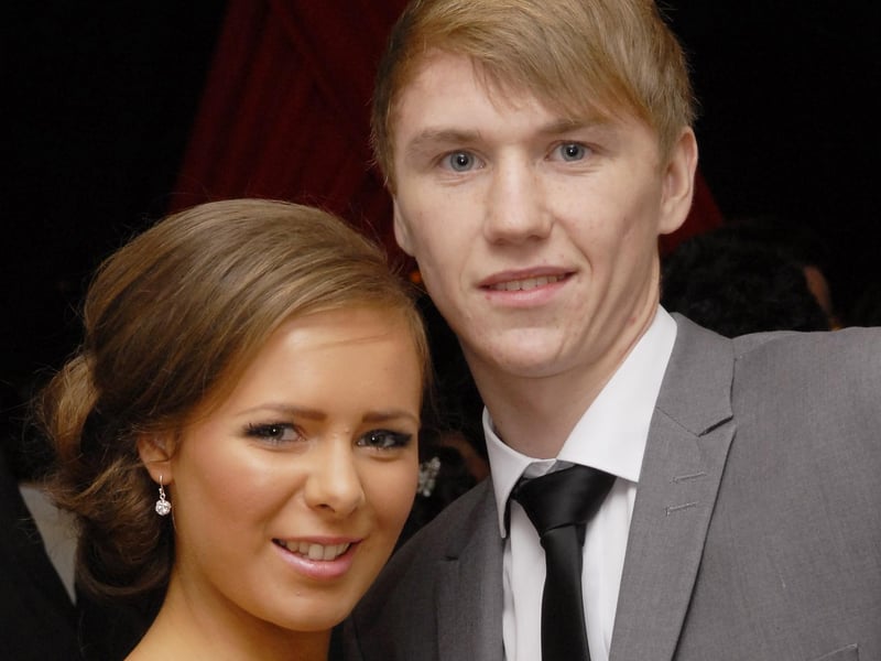 Alice Smyth and Wayne Glenn were pictured during the Foyle College formal in the City Hotel. INLS4812-128KM