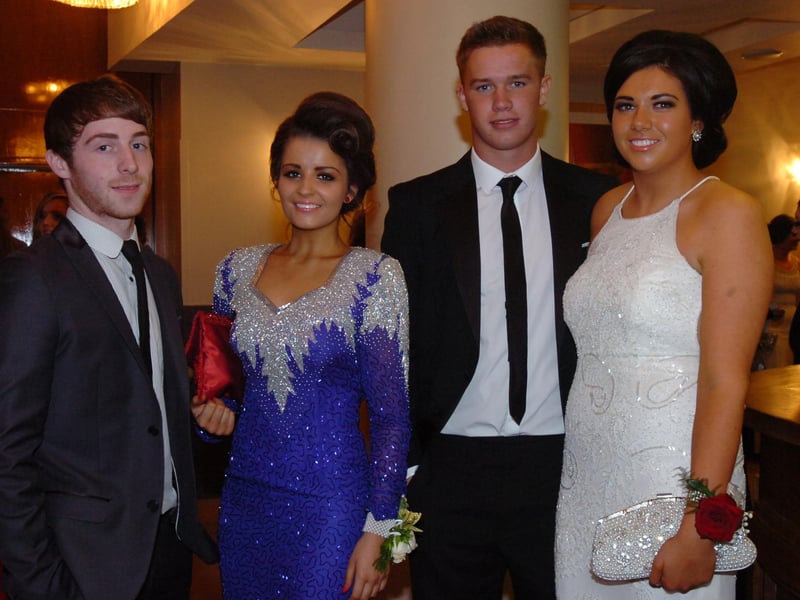 From left, Emmett McDaid, Lauren Carton, Josh Leonard and Emma O'Doherty. (0210PG46)