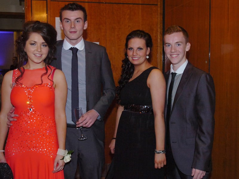 From left, Emma Carlin, Marty Rodgers, Marriah Hamill and Sean McClay. (0210PG42)
