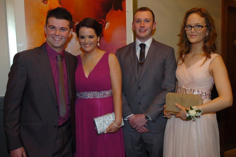 From left, Niall O'Kane, Aisling Gormley, Ryan McGilloway and Niamh Devine. (0210PG51)