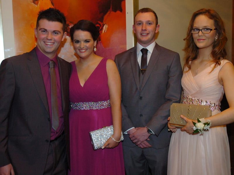 From left, Niall O'Kane, Aisling Gormley, Ryan McGilloway and Niamh Devine. (0210PG51)
