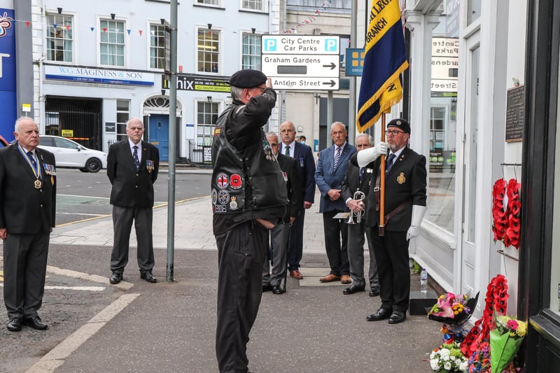A wreath was laid on behalf of the Royal British Legion's MCC. PIc by Norman Briggs, rnbphotographyni