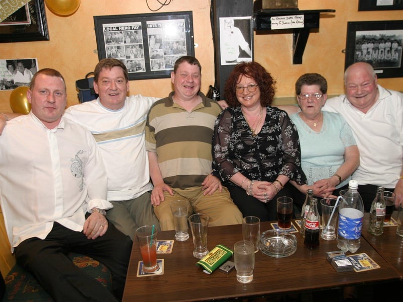 Ernie and Rita Birtles celebrate with friends and family.